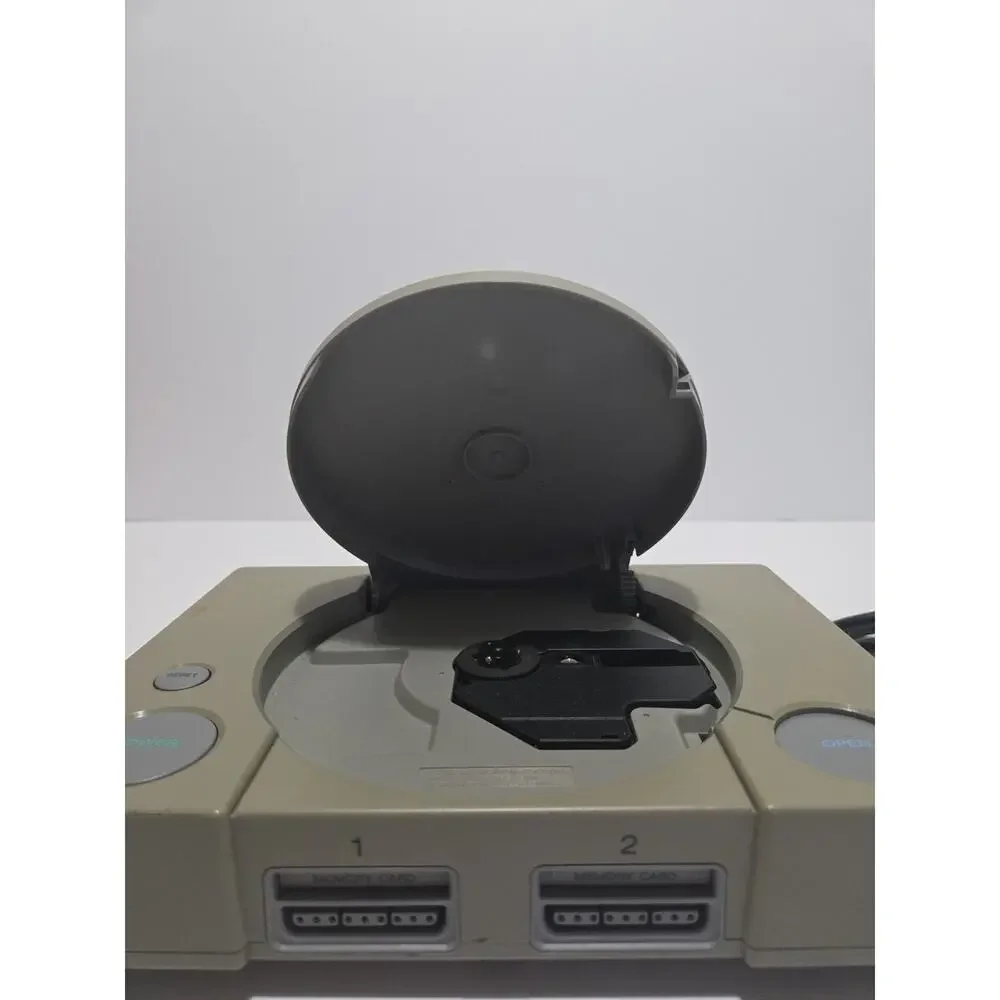 Sony PlayStation 1 PS1 SCPH-7500 Console AC AV Yellowed Working No Controller